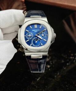 Đồng hồ Patek Philippe fake cao cấp nhất Nautilus 5740 dây da máy cơ Thuỵ Sỹ TWS 40mm (2)