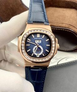 Đồng hồ Patek philipe Nautilus 5726 đính đá baguette máy cơ nhật giá rẻ 40mm