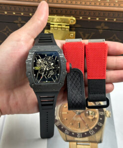 Đồng hồ Richard Mille Rep 11 RM35-01 Rafael Nadal vỏ carbon dây cao su đen xưởng ZF 49,9x43mm (2)