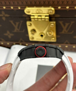 Đồng hồ Richard Mille Replica 11 RM35-01 Rafael Nadal vỏ carbon dây cao su trắng xưởng ZF 49,9x43mm (2)