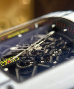 Đồng hồ Richard Mille Replica 11 RM35-01 Rafael Nadal vỏ carbon trắng máy Thụy Sỹ xưởng ZF 49,9x43mm (2)