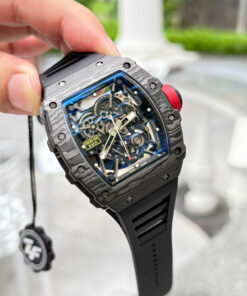 Đồng hồ Richard Mille Replica 11 RM35-02 Rafael Nadal dây cao su màu đen xưởng ZF 44mm (12)