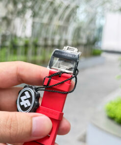 Đồng hồ Richard Mille Replica 11 RM35-02 Rafael Nadal dây cao su màu đỏ xưởng ZF 44mm (2)