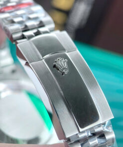 Đồng hồ Rolex Datejust nam ZF mặt xanh blue nếp gấp fake cao cấp 41mm