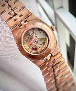 Đồng hồ Rolex Land – Dweller nam rose gold cọc dạ quang fake cao cấp 41mm