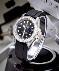 Đồng hồ Rolex nam Submariner đính full đá máy cơ nhật giá rẻ fake cao cấp 40mm