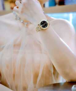 Đồng hồ nữ Versace Greca Lady vàng gold dây kim loại like auth 36mm