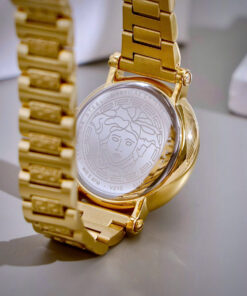 Đồng hồ nữ Versace Greca Lady vàng gold dây kim loại like auth 36mm