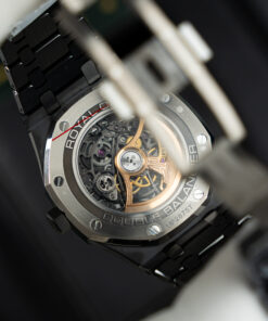 Đồng hồ Audemars Piguet Replica 11 Royal Oak 15416 vỏ gốm đen mặt lộ cơ nhà máy THB 41mm (2)