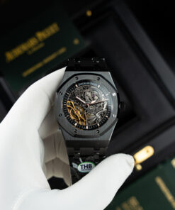 Đồng hồ Audemars Piguet Replica 11 Royal Oak 15416 vỏ gốm đen mặt lộ cơ nhà máy THB 41mm (2)