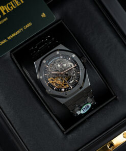 Đồng hồ Audemars Piguet Replica 11 Royal Oak 15416 vỏ gốm đen mặt lộ cơ nhà máy THB 41mm (2)