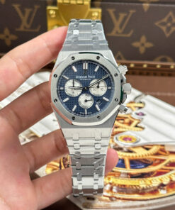 Đồng hồ Audemars Piguet Replica 11 Royal Oak Chronograph 26331ST mặt xanh dương máy mỏng chuẩn Auth 41mm (2)