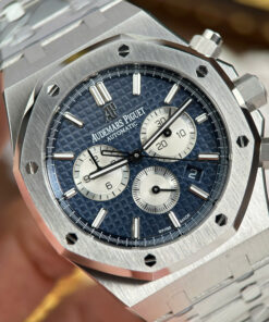 Đồng hồ Audemars Piguet Replica 11 Royal Oak Chronograph 26331ST mặt xanh dương máy mỏng chuẩn Auth 41mm (2)