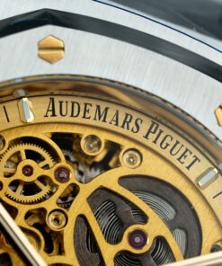 Đồng hồ Audemars Piguet Royal Oak Openworked 15407 Rep 11 mặt màu vàng lộ cơ nhà máy THB 41mm (2)