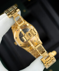 Đồng hồ Audemars Piguet Royal Oak Openworked 15407 Replica 11 mạ vàng mặt lộ cơ xưởng THB 41mm (2)