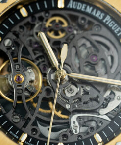 Đồng hồ Audemars Piguet Royal Oak Openworked 15407 Replica 11 mạ vàng mặt lộ cơ xưởng THB 41mm (2)