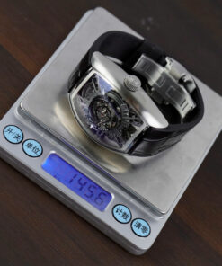 Đồng hồ Franck Muller Replica 11 Curvex CX Grand Central máy tourbillon dây cao su 42x56mm (2)