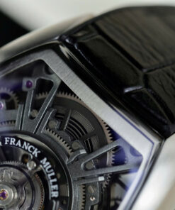 Đồng hồ Franck Muller Replica 11 Curvex CX Grand Central máy tourbillon dây cao su 42x56mm (2)