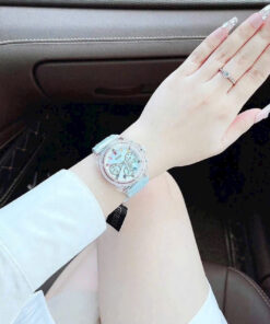 Đồng hồ Guess Eco Friendly nữ dây cao su xanh blue like auth 39mm