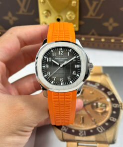 Đồng hồ Patek Philippe Aquanaut 5167 Rep 11 mặt xám dây cam nhà máy BBF tinh chỉnh 40mm (2)