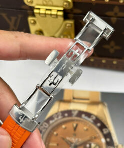 Đồng hồ Patek Philippe Aquanaut 5167 Rep 11 mặt xám dây cam nhà máy BBF tinh chỉnh 40mm (2)