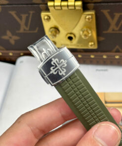 Đồng hồ Patek Philippe Aquanaut 5168 Rep 11 mặt xanh lá cây nhà máy BBF tinh chỉnh 42,2mm (2)