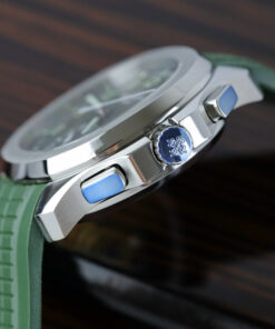 Đồng hồ Patek Philippe Aquanaut 5968G Replica 11 màu xanh kaki dây cao su 42 (2)