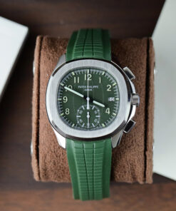 Đồng hồ Patek Philippe Aquanaut 5968G Replica 11 màu xanh kaki dây cao su 42 (2)