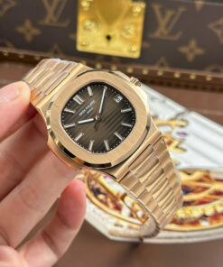 Đồng hồ Patek Philippe Nautilus 5711 Rep 11 mặt nâu mạ vàng hồng xưởng BBF 40mm (2)