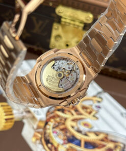 Đồng hồ Patek Philippe Nautilus 5711 Rep 11 mặt nâu mạ vàng hồng xưởng BBF 40mm (2)