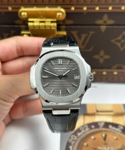 Đồng hồ Patek Philippe Nautilus 5711R Rep 11 mặt xám dây da cao cấp xưởng BBF 40mm (1)
