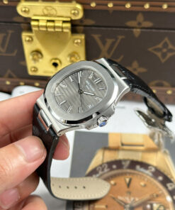 Đồng hồ Patek Philippe Nautilus 5711R Rep 11 mặt xám dây da cao cấp xưởng BBF 40mm (1)