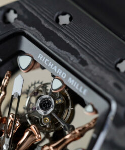 Đồng hồ Richard Mille RM66 Flying Tourbillon Rep 11 vỏ carbon dây cao su đen 42.7×49 (2)
