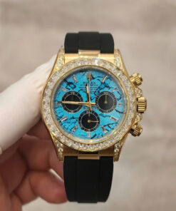 Đồng hồ Rolex Daytona 126538TBR Replica 11 mặt số Turquoise xưởng FH 153 grams 40mm (5)