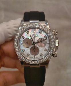 Đồng hồ Rolex Daytona 126589RBR mặt số xà cừ tím nặng 154 grams xưởng FH 40mm (3)