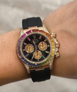 Đồng hồ Rolex Daytona Rainbow 116595RBOW Replica 11 xưởng 154 Grams 40mm (3)