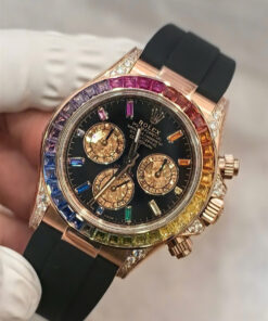 Đồng hồ Rolex Daytona Rainbow 116595RBOW Replica 11 xưởng 154 Grams 40mm (3)