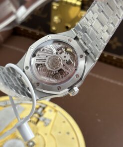 Đồng Hồ Audemars Piguet Replica 11 Royal Oak Selfwinding Flying Tourbillon 26730BC mặt xanh lá cây baguette 41mm (2)