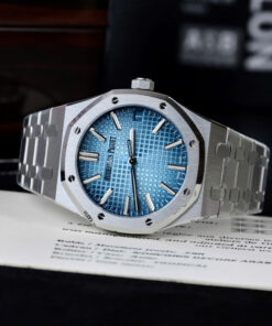 Đồng hồ Audemars Piguet Rep 11 Royal Oak 15510BC mặt xanh băng máy cơ Thụy Sỹ xưởng ZF 41mm (2)