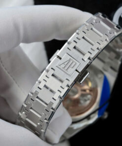 Đồng hồ Audemars Piguet Rep 11 Royal Oak Jumbo Extra-thin 16202 mặt số grained tuscan xưởng ZF 39mm (2)