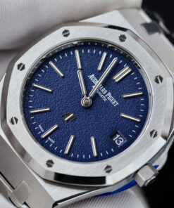 Đồng hồ Audemars Piguet Rep 11 Royal Oak Jumbo Extra-thin 16202 mặt số grained tuscan xưởng ZF 39mm (2)
