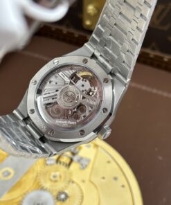 Đồng hồ Audemars Piguet Rep 11 Royal Oak Selfwinding Flying Tourbillon 26530ST mặt số xanh khói 41mm (2)