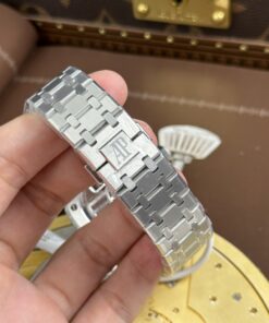 Đồng hồ Audemars Piguet Rep 11 Royal Oak Selfwinding Flying Tourbillon 26530ST mặt số xanh khói 41mm (2)