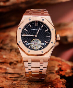 Đồng hồ Audemars Piguet Royal Oak Tourbillon nam vàng gold fake cao cấp 42mm