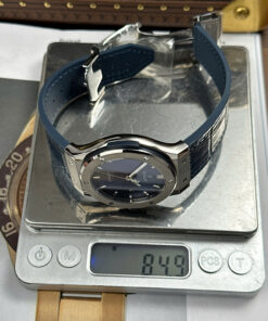 Đồng hồ Hublot Rep cao cấp Classic Fusion Titanium mặt xanh dương máy cơ Thụy Sỹ xưởng JJZ 42mm (2)