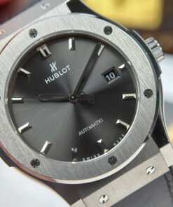 Đồng hồ Hublot Replica 11 Classic Fusion Titanium mặt xám máy cơ Thụy Sỹ xưởng JJZ 42mm (2)
