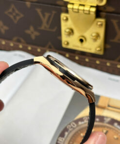 Đồng hồ Hublot nam Replica 1 1 Classic Fusion King Gold mặt trắng máy cơ Thụy Sỹ xưởng JJZ 42mm (2)