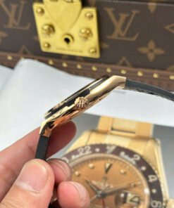 Đồng hồ Hublot nam Replica 1 1 Classic Fusion King Gold mặt trắng máy cơ Thụy Sỹ xưởng JJZ 42mm (2)