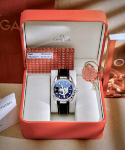 Đồng hồ Omega Seamaster Aqua Terra dây cao su đen fake cao cấp 42mm