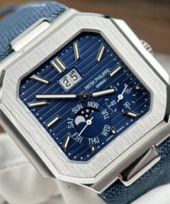 Đồng hồ Patek Philippe Cubitus 5822P Replica 11 mặt xanh dương máy cơ Thụy Sỹ 45mm (1)
